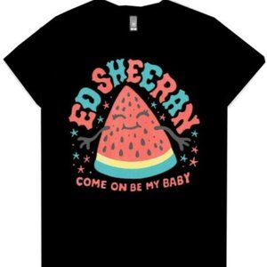 Ed Sheeran Shape of You Shirt (Small) Black